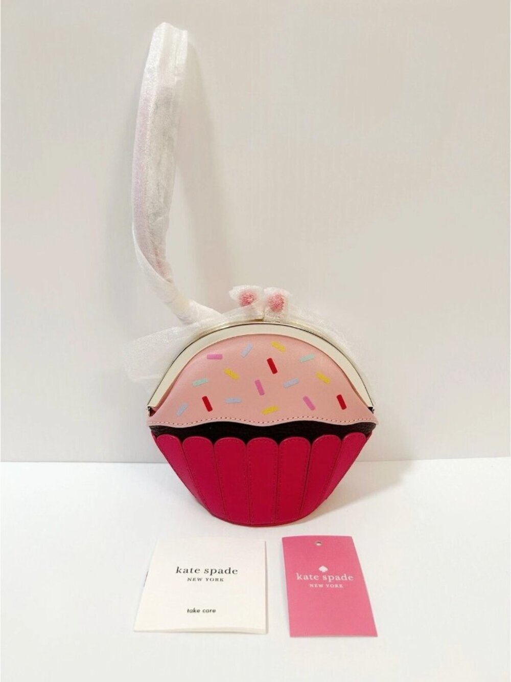 Kate Spade Take The Cake Posie Cupcake Small Purse Wristlet